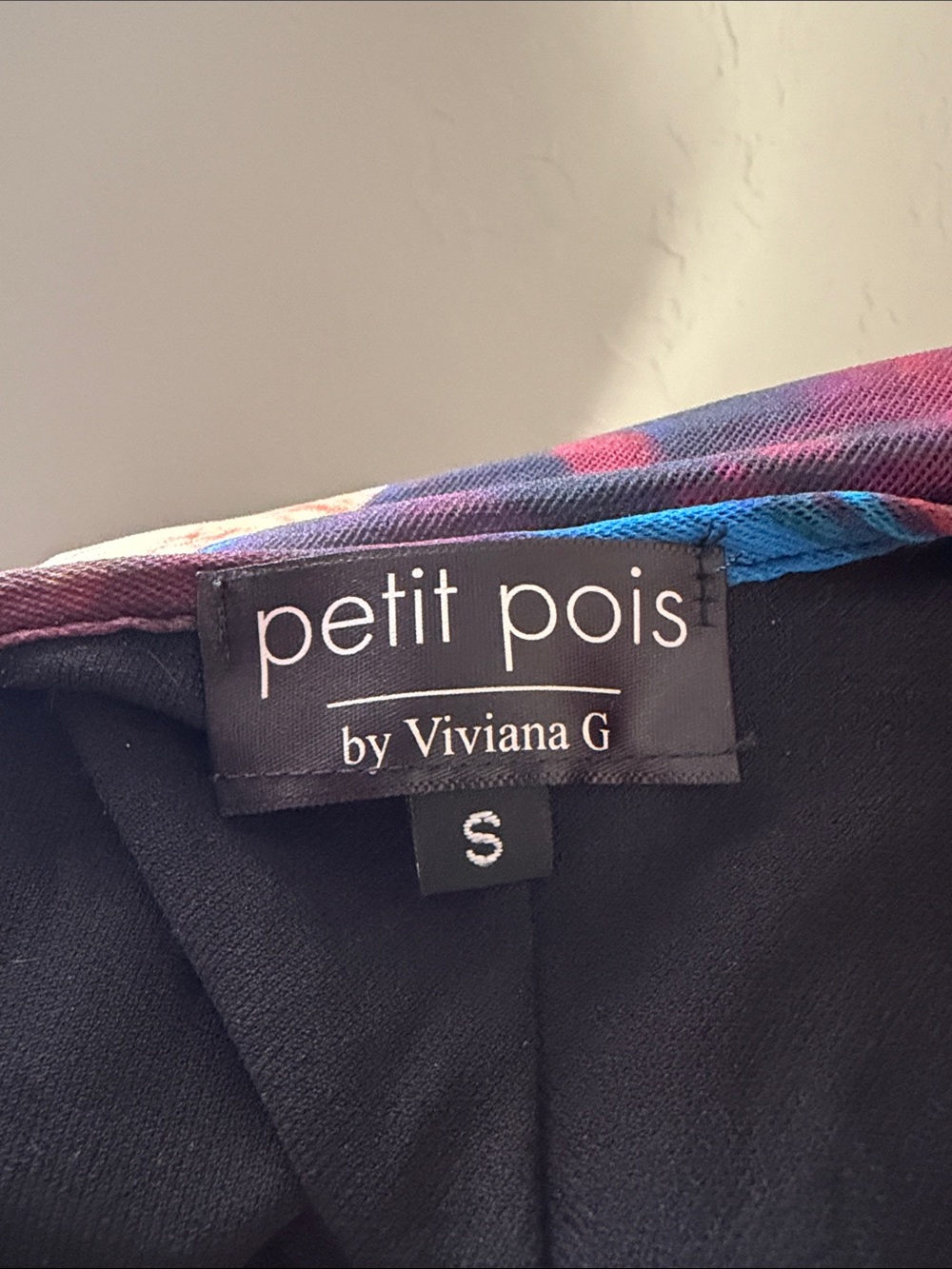 Petit poi’s Multicolor Tie-Shoulder Maxi Dress - Picture 7 of 7